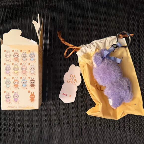 ? QUESTION Mark Pop Mart Labubu Pin for Love Plush The Monsters Vinyl Face - Picture 2 of 6